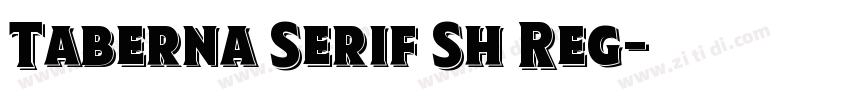 Taberna Serif Sh Reg字体转换